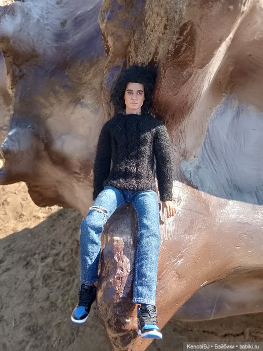 Апрельская прогулка Хави — Портретный репейнт (ООАК) фэшн