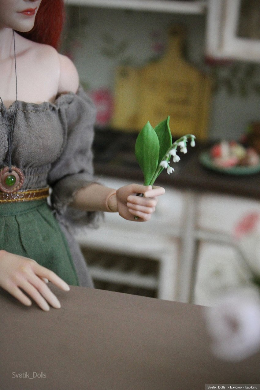 Ландыш ручной работы. Масштаб 1:6