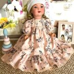 Платье для антикварной, винтажной куклы