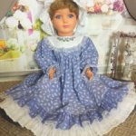 Платье для антикварной, винтажной куклы