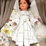 Платье для антикварной куклы