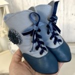 Сапожки для антикварной куклы