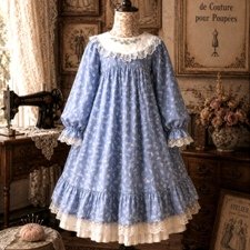 Платье для антикварной, винтажной куклы
