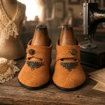 Ботинки для антикварной куклы