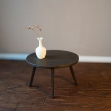 Круглый овальный стол для кукол 1:6