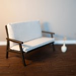 Диван в винтажном классическом стиле, диван для кукол 1:6 Блайз ,Барби