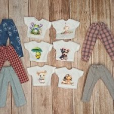 Футболки и брючки на пижамку или Жу от Даши Нужновой