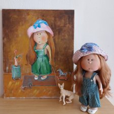 Портрет Мии в интерьере