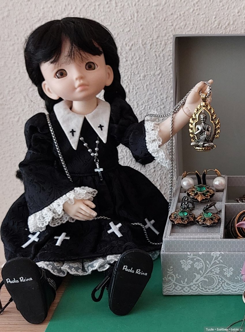 Девочка и кошка — Разные шарнирные куклы (не БЖД): редкие (фото 3)