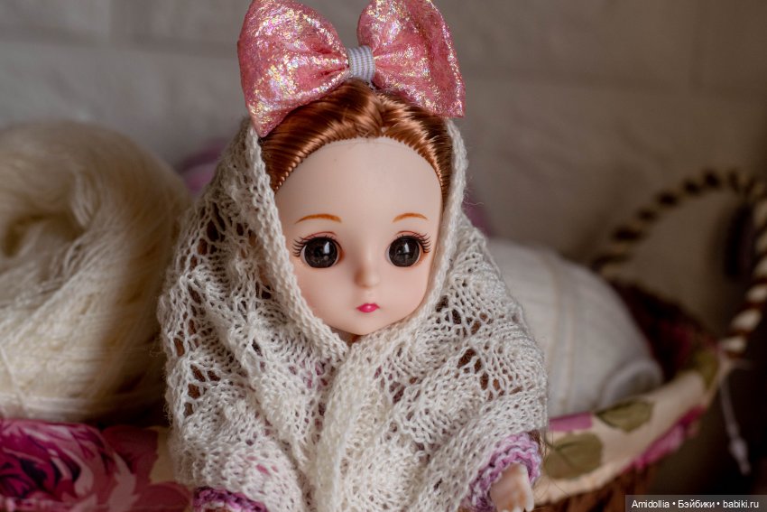 Микро-шаль | Бэйбики Микро-шаль — Одежда и обувь для кукол своими руками: фото (фото 9)