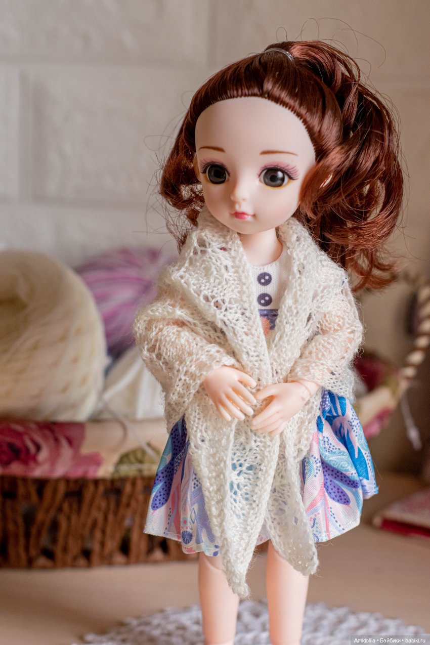 Микро-шаль | Бэйбики Микро-шаль — Одежда и обувь для кукол своими руками: фото (фото 7)