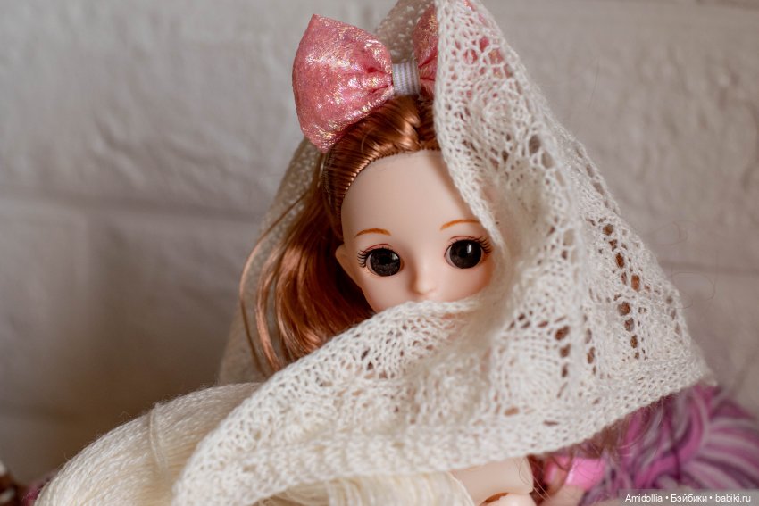 Микро-шаль | Бэйбики Микро-шаль — Одежда и обувь для кукол своими руками: фото