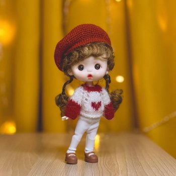 МК Беретик для кукол формата Обитсу 11 и Баболи 13 см