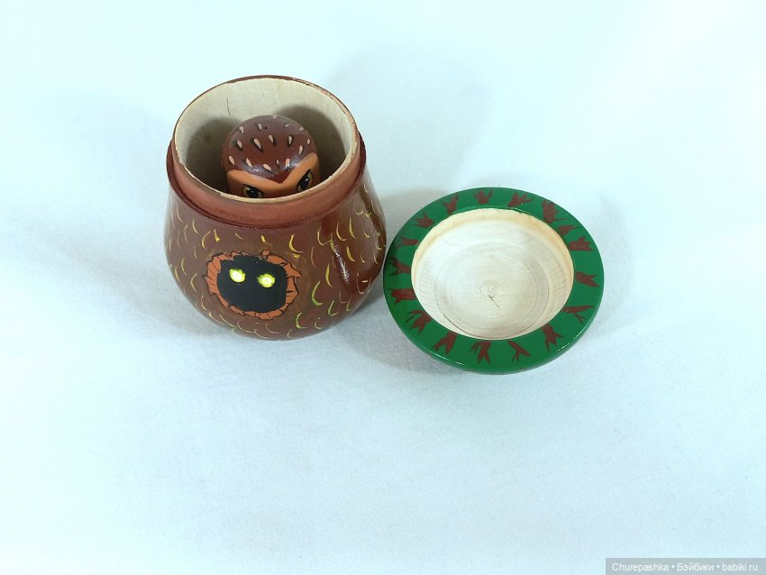 Грибочки — Авторские игрушки из дерева: резьба (фото 9)