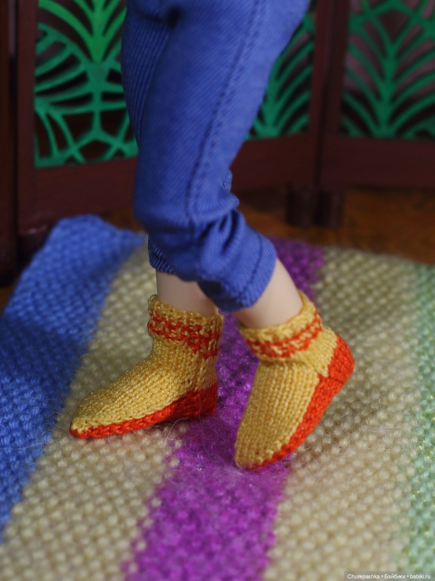 Про носочки — Одежда и обувь для кукол своими руками: фото (фото 3)