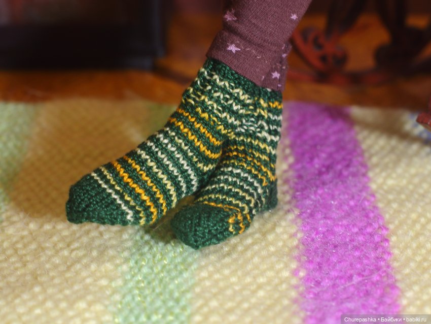 Про носочки — Одежда и обувь для кукол своими руками: фото (фото 5)