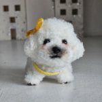 Бишон фризе миниатюра для кукол