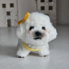 Бишон фризе миниатюра для кукол