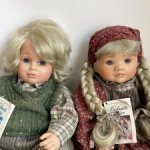 Пара коллекционных кукол из Германии