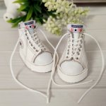 Высокие кеды конверсы для куклы Паола Рейна