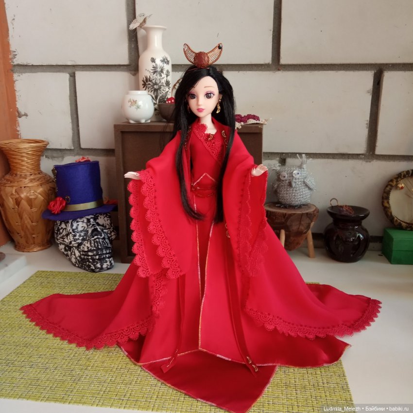Алое платье Алой Луны — Аналоги Барби и куклы 1/6: клоны 90