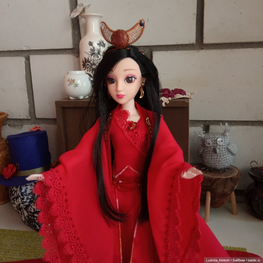 Алое платье Алой Луны — Аналоги Барби и куклы 1/6: клоны 90 (фото 2)