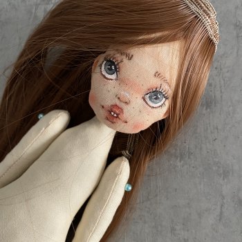 Текстильные куколки в работе