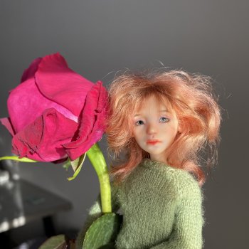 Либел с розой, Портретное