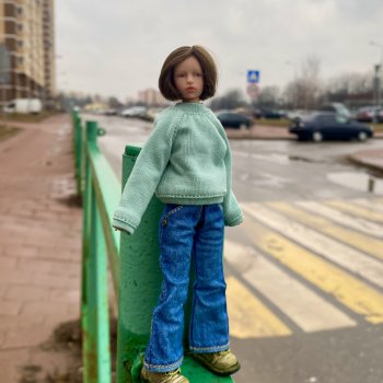 Новый джемпер Ажур Н.Петровой