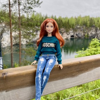 В горном парке Рускеала