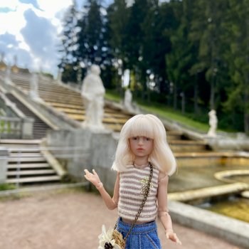 Гуляем в Петергофе с Ажур