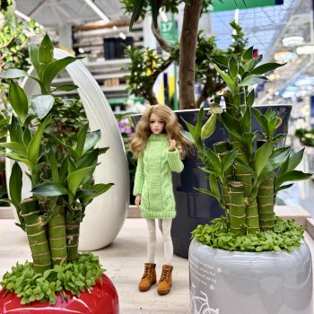 Нам куклы строить и жить помогают 💚