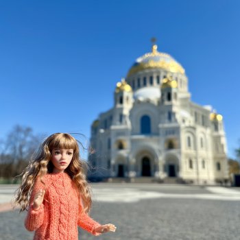 В Кронштадте с Никой (Она Н.Петровой)