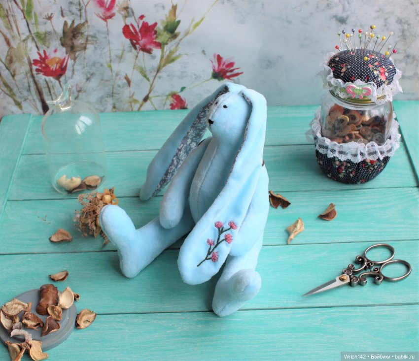 Заяц. Текстильная детская игрушка