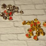 Пуговки "клубничка"