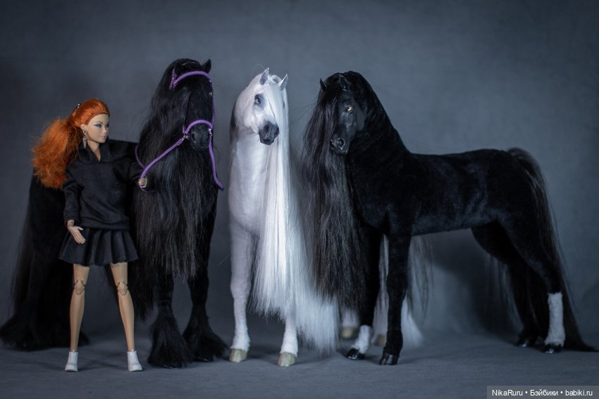 Авторские игрушки - собаки, лошади, кошки для кукол - НикаРуру