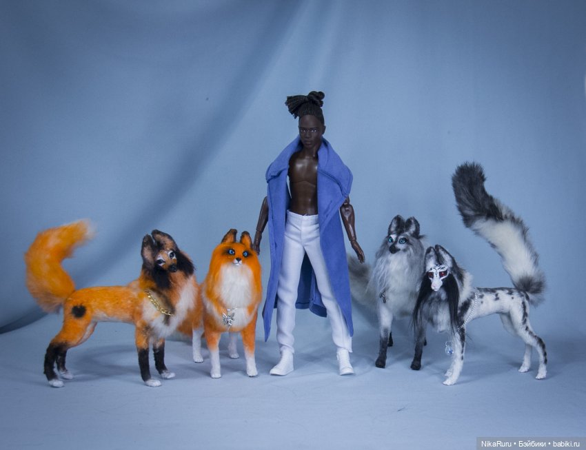 Авторские игрушки - собаки, лошади, кошки для кукол - НикаРуру