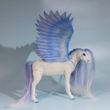 пегас в смешанной технике, лошадь