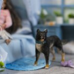 собака для Барби игрушка в смешанной технике формат 1/6