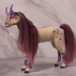 лошадь фантастическая, подвижная в смешанной технике, конь