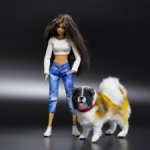 собака для Барби в смешанной технике формат 1/6