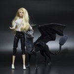 Дракон для Барби в смешанной технике, подвижный