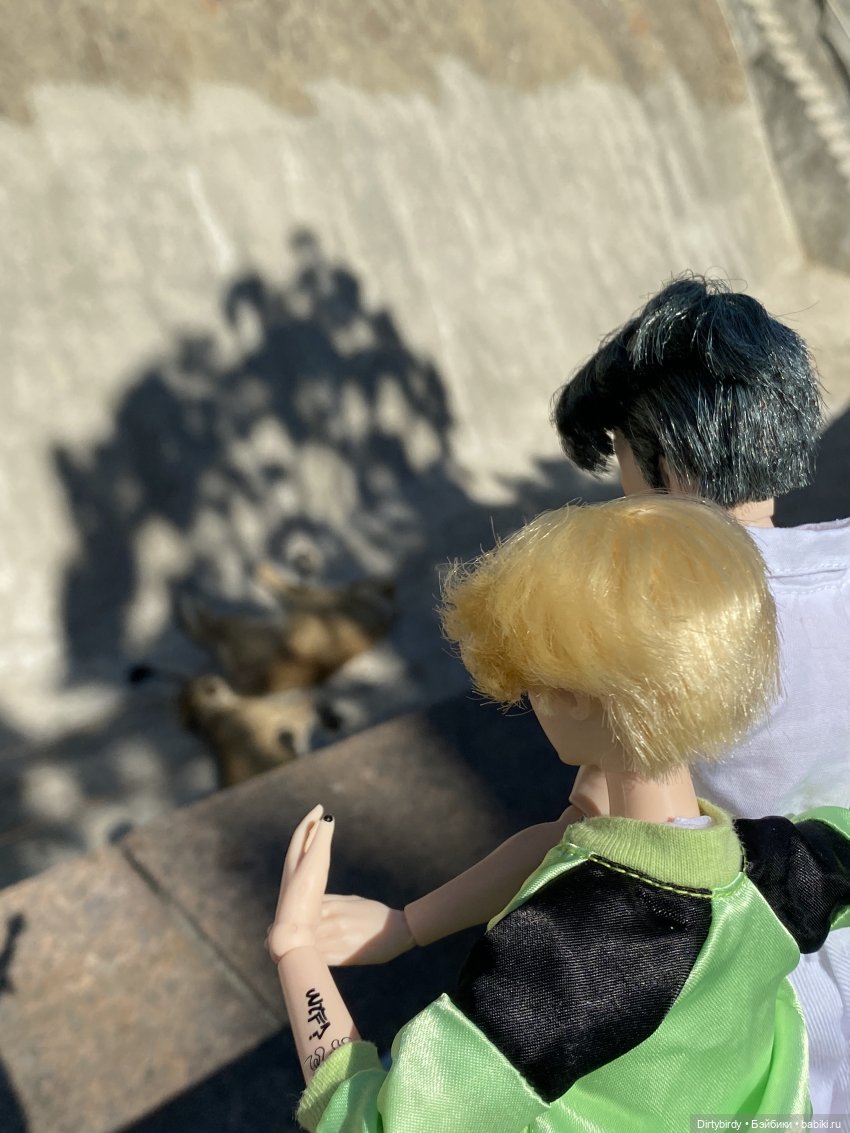 В зоопарке или азиатские львы на прогулке | Бэйбики В зоопарке или азиатские львы на прогулке (фото 3)