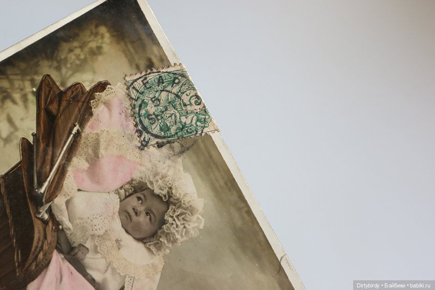 Моя коллекция колясок на винтажных открытках