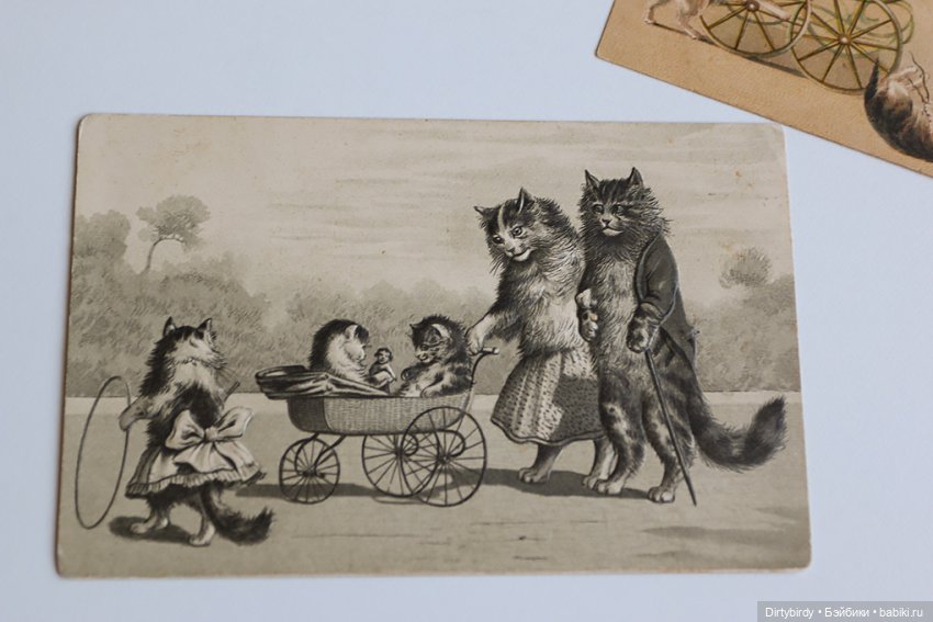 Моя коллекция колясок на винтажных открытках (фото 6)
