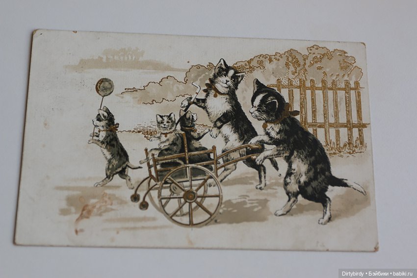 Моя коллекция колясок на винтажных открытках (фото 4)