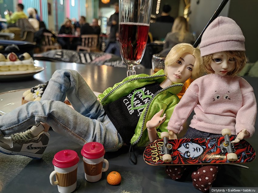 Чтобы сестра Феликса Обитсу не умела кататься на скейте?! Харука x Феликс Обитсу (фото 4)