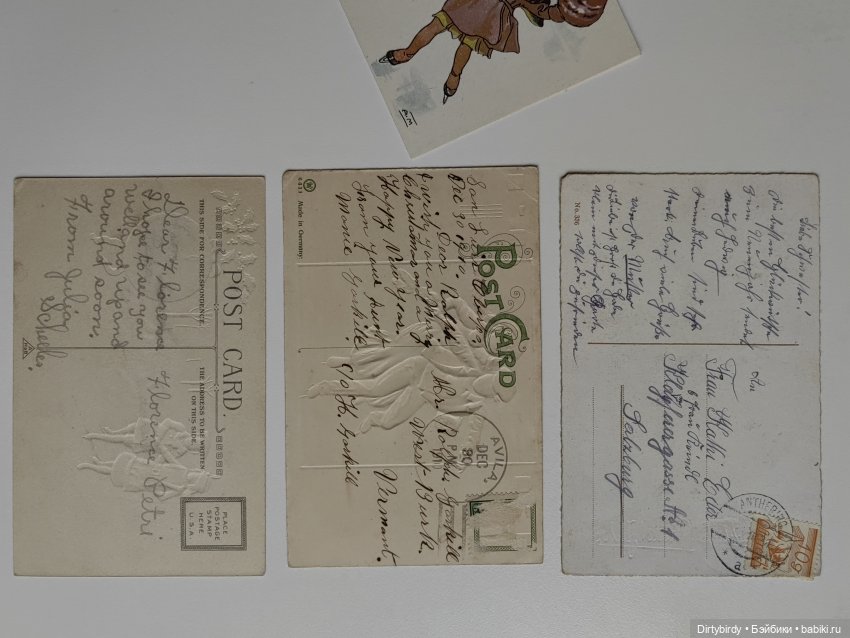 Фигурное катание и моя коллекция антикварных открыток (фото 7)