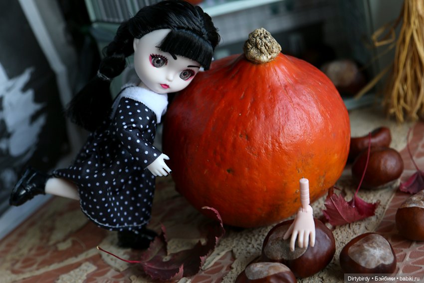 Венсдей и уборка — Куклы Baboliy (Баболи (фото 7)