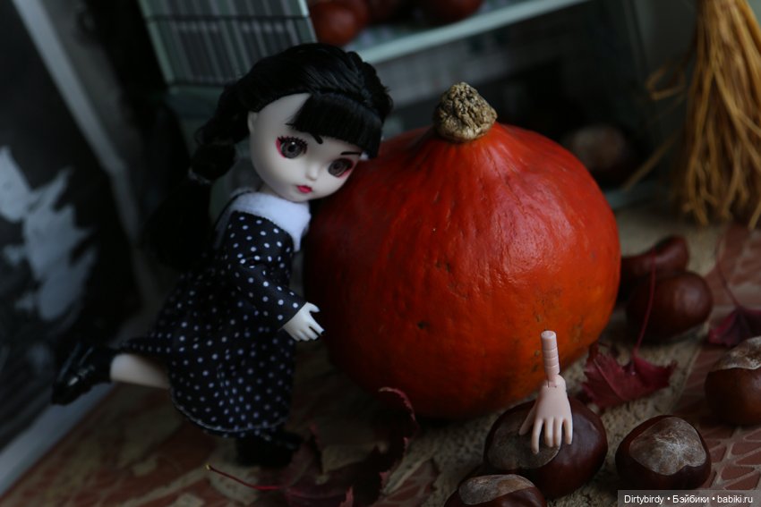 Венсдей и уборка — Куклы Baboliy (Баболи (фото 6)